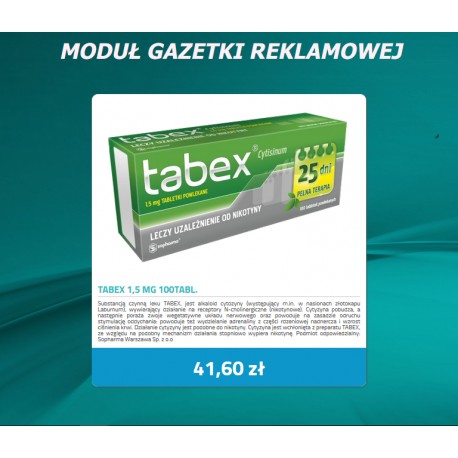 Tabex 1,5mg x 100 tabl